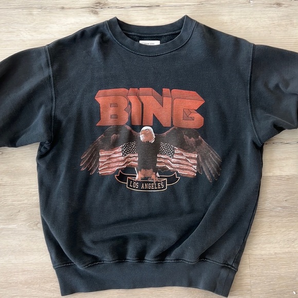 Anine Bing Tops - Anine Bing Los Angeles Eagle Sweatshirt
